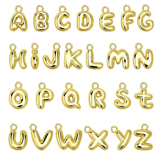 Gold Bubble Charm- B