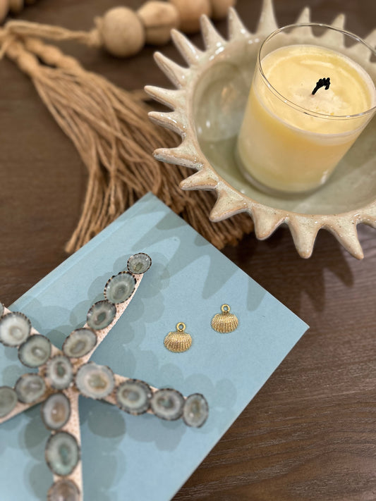 Gold Plated Small Shell Charm