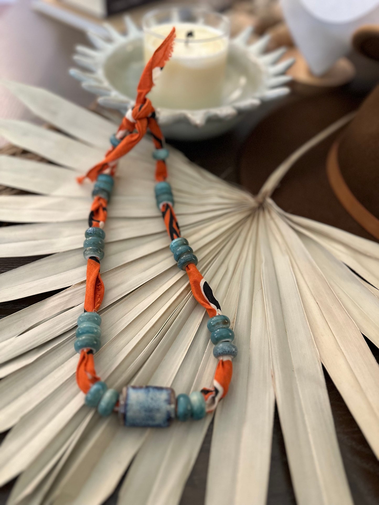 Orange & Brown/Blue