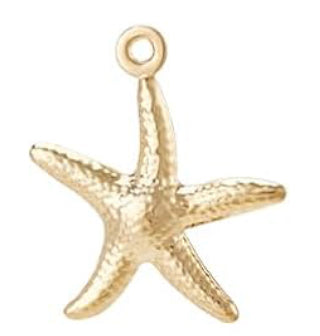 Gold Plated Starfish Charm