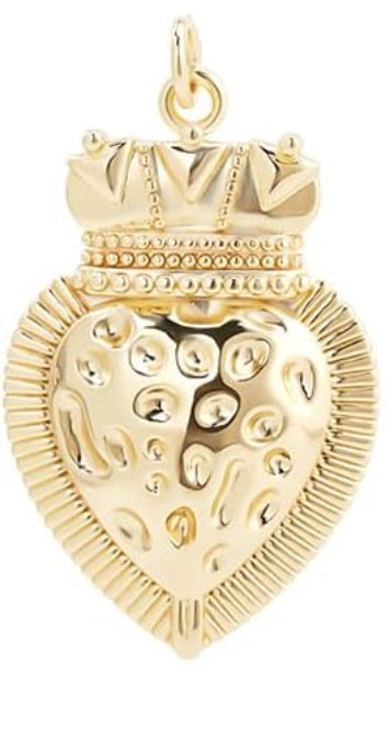 Gold Plated Heart Charm